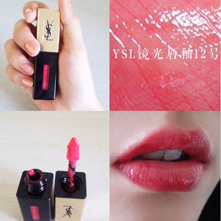 YSL12號(hào)唇釉試色圖片 YSL12號(hào)唇釉顏色