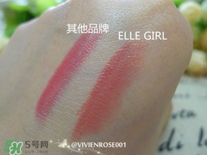 ellegirl愛爾甜心口紅怎么樣？ellegirl口紅色號試色