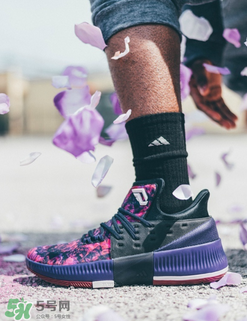 adidas dame3新配色多少錢？阿迪達(dá)斯利拉德三代花城玫瑰專柜價格