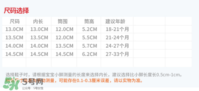 mikihouse涼鞋尺碼對(duì)照表 mikihouse涼鞋尺碼怎么選？