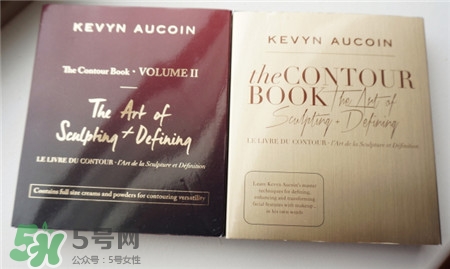 kevyn aucoin修容書一代二代區(qū)別_ka修容書對比圖