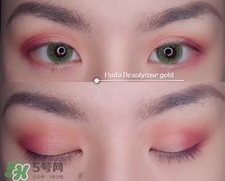 huda beauty眼影怎么畫？huda beauty眼影盤教程