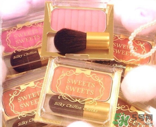 sweets sweets腮紅色號試色 sweets sweets腮紅試色圖