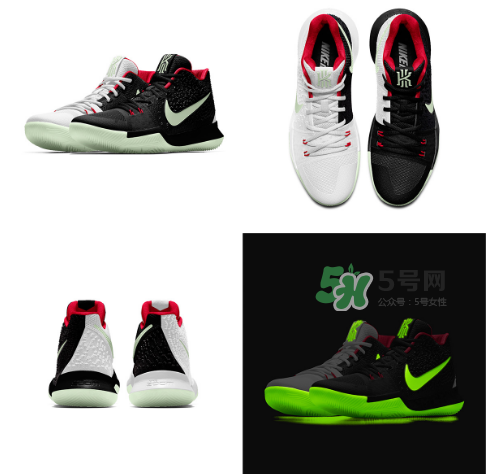 歐文同款黑白鴛鴦夜光kyrie 3怎么定制_在哪里買？