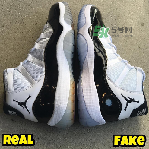 air jordan 11 concord真假怎么看？aj 11 concord真假鑒定