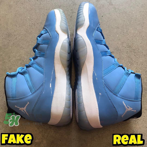 air jordan 11北卡藍(lán)真假怎么分辨？aj11北卡藍(lán)真假鑒定