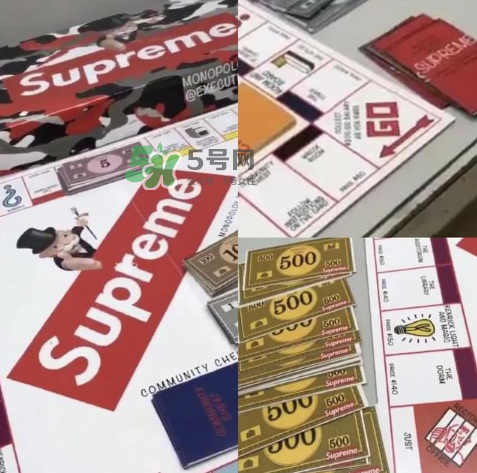 supreme版大富翁是什么樣的？大富翁和supreme聯(lián)名是真的嗎？