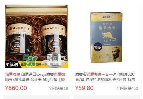 貓屎咖啡多少錢一杯？貓屎咖啡多少錢一斤