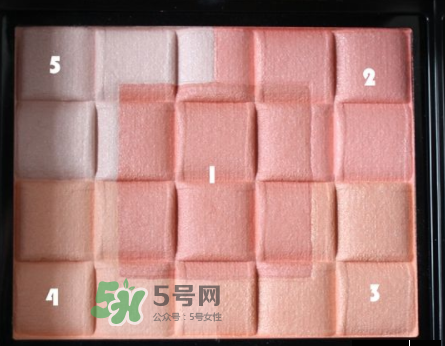 MAQuillAGE心機(jī)五色腮紅怎么樣？MAQuillAGE心機(jī)五色腮紅試色