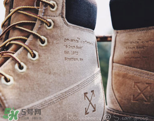 off white與timberland聯(lián)名6英寸大黃靴實(shí)物什么樣？