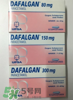 dafalgan退燒栓怎么用？dafalgan退燒栓使用說明