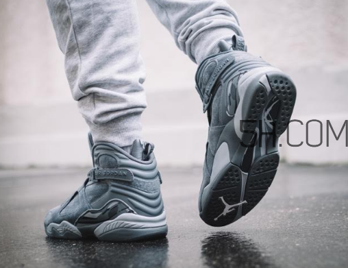 air jordan 8 retro cool grey上腳效果怎么樣？