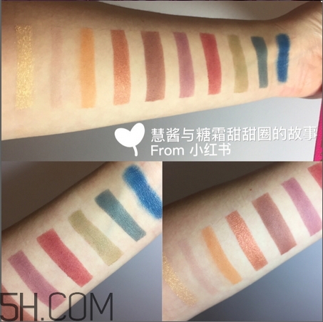 jeffree star androgyny眼影盤色號_試色圖