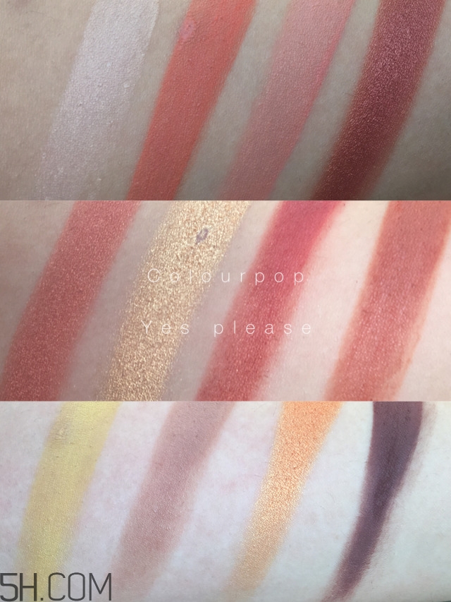 colourpop眼影盤哪款好_colourpop眼影盤試色對比