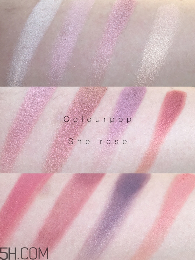 colourpop眼影盤哪款好_colourpop眼影盤試色對比