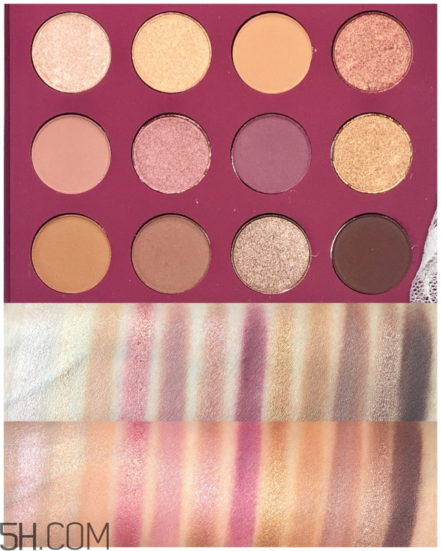 colourpop紅薯盤色號_colourpop紅薯盤試色圖