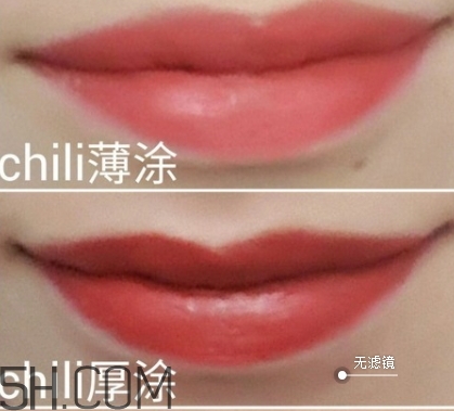 nars mona和mac chili顏色一樣嗎？nars mona和chili試色對(duì)比