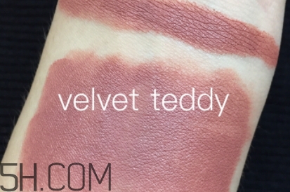 mac velvet teddy是什么顏色？mac velvet teddy試色