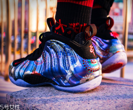 nike air foamposite one cny新年煙花噴開箱測(cè)評(píng)