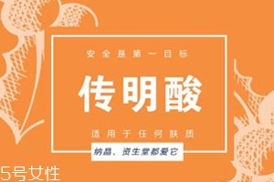 傳明酸白天能用嗎？