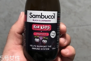 sambucol黑接骨木果味糖漿功效