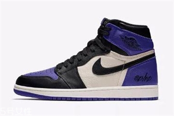 aj1 court purple黑紫腳趾發(fā)售時間_實物曝光