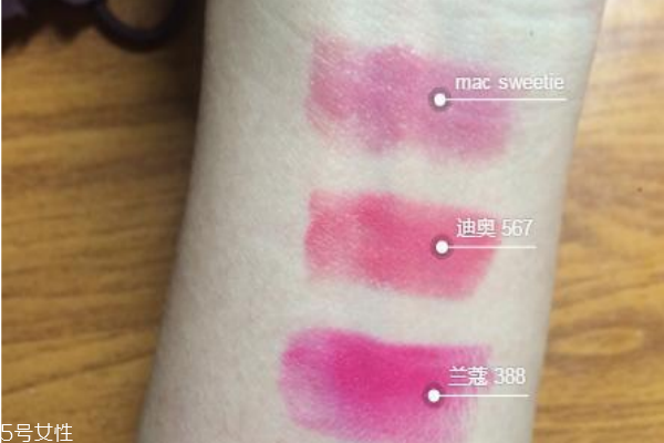 mac sweetie口紅是什么顏色 mac sweetie試色