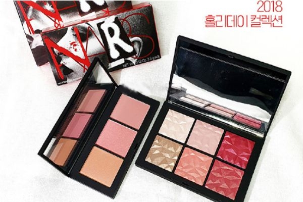 nars圣誕彩妝系列腮紅試色 nars2018圣誕限定腮紅