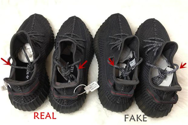 yeezy350黑天使真假對比 椰子黑天使怎么看真假