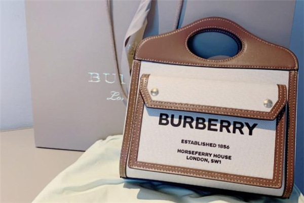 burberry pocket多少錢 巴寶莉拼皮帆布包價格