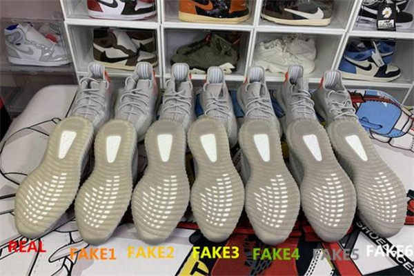 yeezy350尾燈真假對比 椰子350尾燈歐洲限定真假辨別