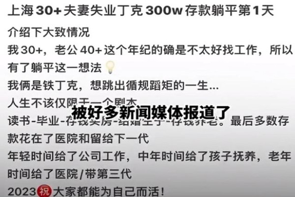 80后丁克夫妻回應存300萬提前退休 丁克家庭是什么意思